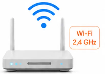 Roteador Wi-Fi 2,4 GHz